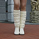 Demi-season boots ' Vanessa'. High Boots. KnittedBoots. My Livemaster. Фото №5