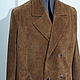 Men's outerwear: Men's suede trench coat brown. Mens outerwear. Modistka Ket - Lollypie. Ярмарка Мастеров.  Фото №5