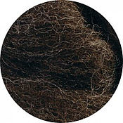 Материалы для творчества handmade. Livemaster - original item Irish dark brown wool.34 mkr.Germany.Wool for felting. Handmade.