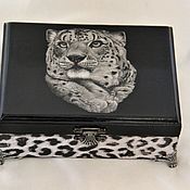 Для дома и интерьера handmade. Livemaster - original item Box: Leopard 2. Handmade.