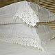 White bed linen with knitted lace in retro style.400 vehicles. Bedding sets. Постельное. Felicia Home. Качество + Эстетика. Online shopping on My Livemaster.  Фото №2