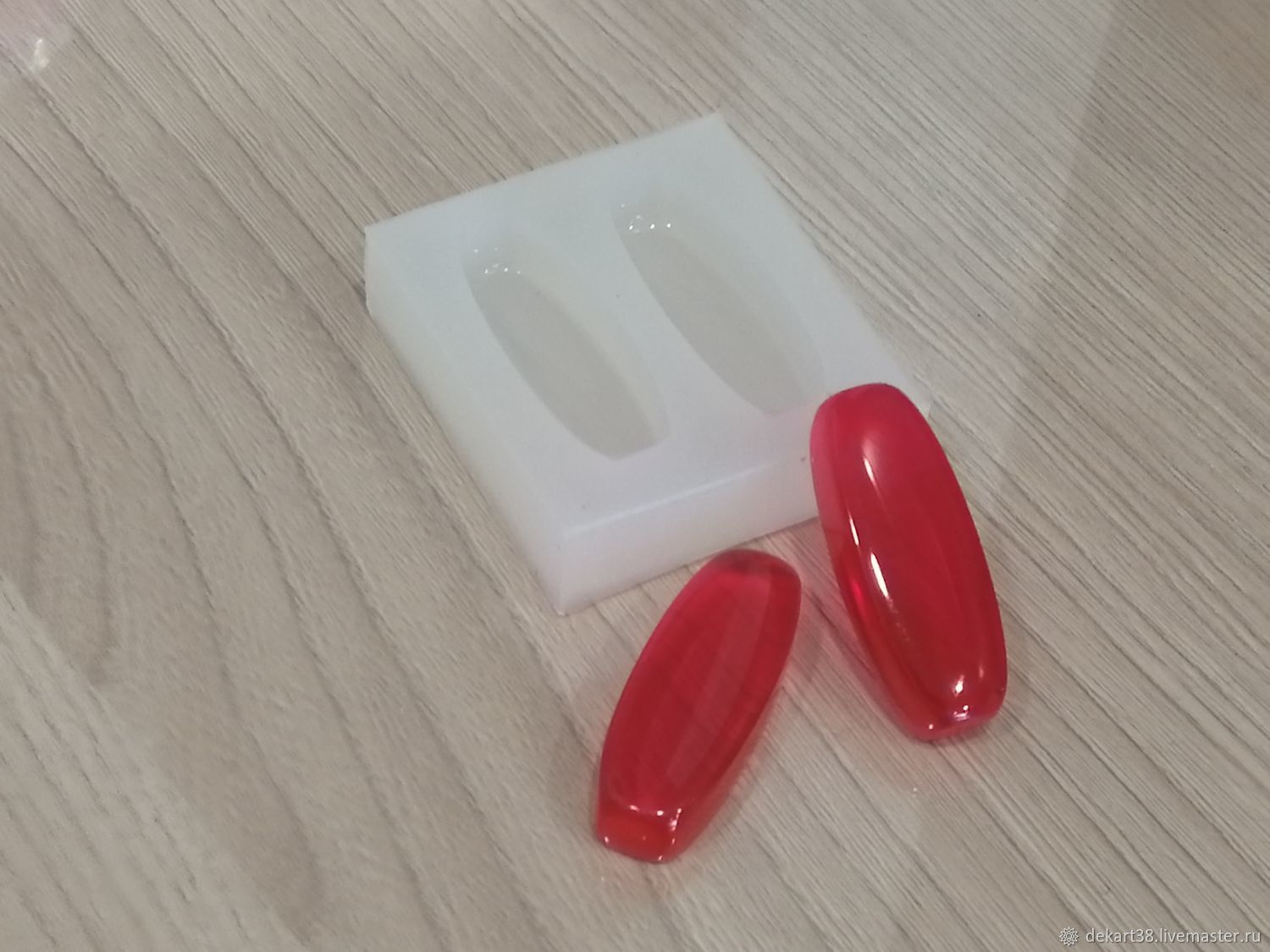 Молд силиконовый для смолы, ОВАЛ ПРЯМОУГОЛЬНЫЙ Арт.МС46 купить в ...