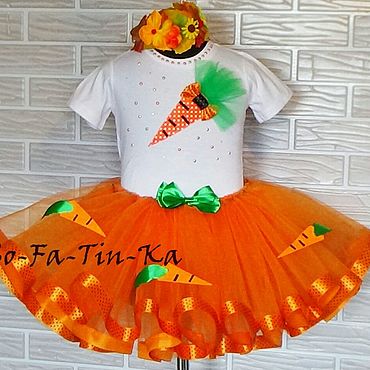 Как сделать костюм морковки для девочки своими руками из бумаги