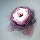 Order BlackBerry Ice. Brooch - handmade flower made of fabric. ms. Decorator. Livemaster. . Brooches Фото №3