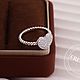 Золотое кольцо Сердце с бриллиантами. Кольцо на весь палец. FROLOF JEWELRY. Ярмарка Мастеров.  Фото №10