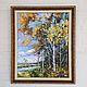Oil painting birch grove. Pictures. The colorful world. Online shopping on My Livemaster.  Фото №2