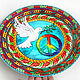 Decorative plate 'a Symbol of Love and Peace' hand-painted. Plates. Art by Tanya Shest. Online shopping on My Livemaster.  Фото №2