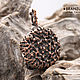 Wonderful cornflower - lampwork pendant author bronze supplies. Pendant. Branzuletka (Branzuletka). My Livemaster. Фото №4