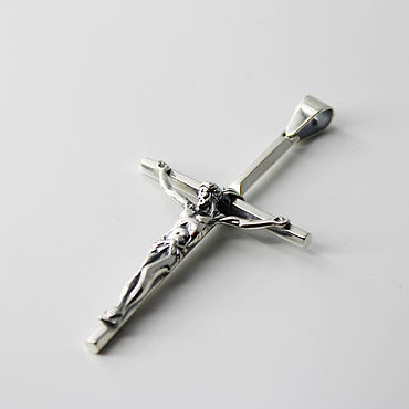  ручной работы. Ярмарка Мастеров - ручная работа Крест из серебра большой. Handmade.