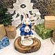 Белый  Кролик ватная игрушка. Новогодние сувениры. Бурый Филин (Burfilin). Интернет-магазин Ярмарка Мастеров.  Фото №2