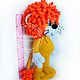 Master class Knitted toy Sunny Lion from the cartoon. Knitting patterns. GALAtoys. My Livemaster. Фото №4