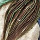 Микс гладкие де дреды и косы на андеркат. Дреды. Holydreads. Интернет-магазин Ярмарка Мастеров.  Фото №2