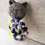 Куклы и игрушки handmade. Livemaster - original item Toy cat amigurumi author`s handmade knitted. Handmade.