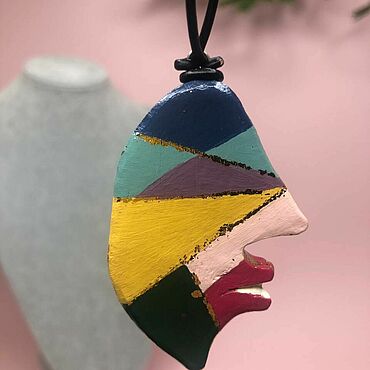 Украшения ручной работы. Ярмарка Мастеров - ручная работа Подвеска: "Лик Цвета". Handmade.