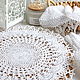 Round napkin openwork crocheted. Doilies. Natalie crochet flowers. Online shopping on My Livemaster.  Фото №2