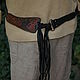  Belt-sash with burning 'Tree'. Belt. Stinna freeform (stinna). Online shopping on My Livemaster.  Фото №2