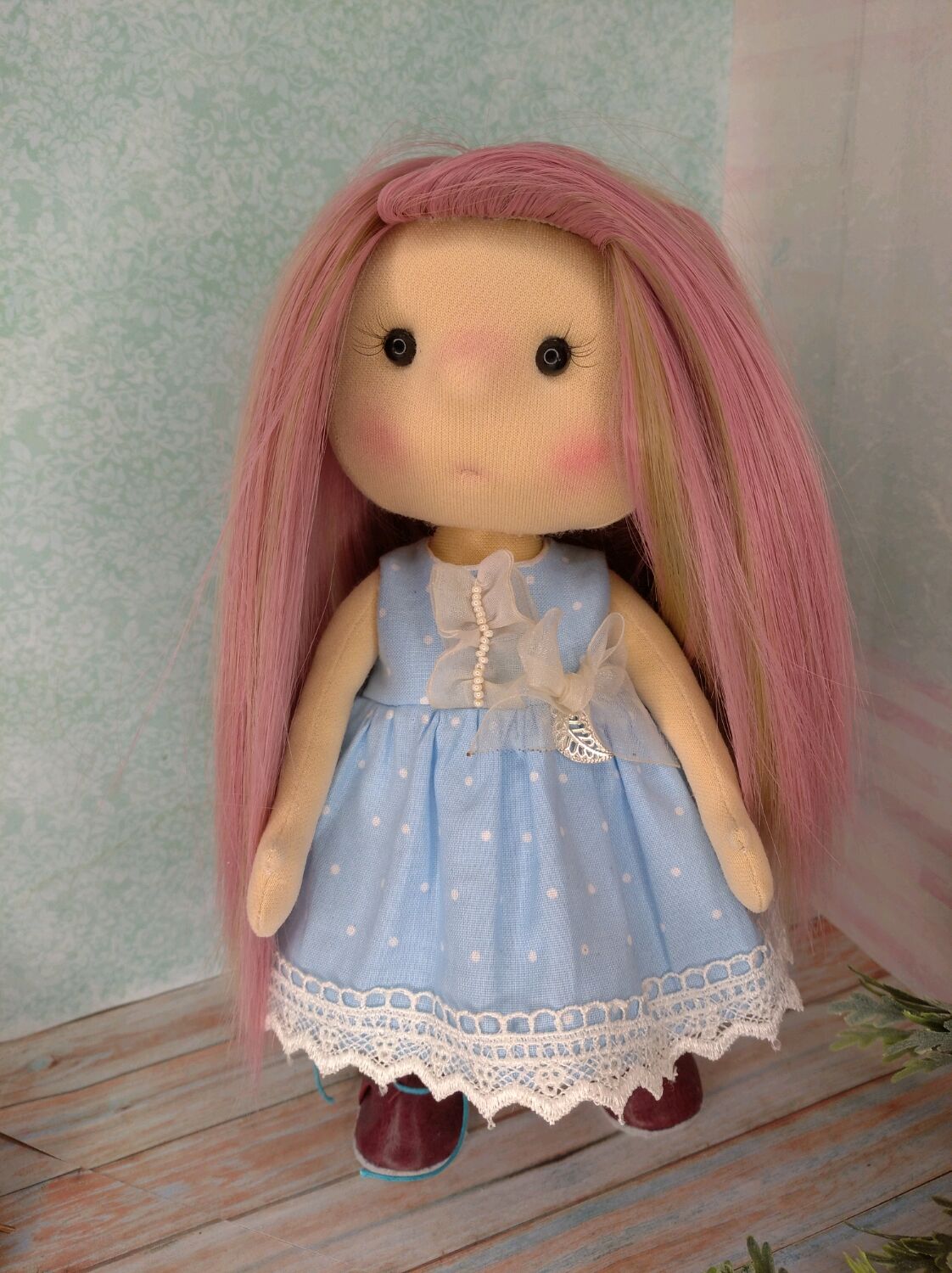 Интерьерная текстильная кукла в интернет-магазине на Ярмарке Мастеров ...