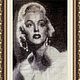 Гобелен из бисера МЕРЛИН МОНРО (Marilyn Monroe), Картины, Красноярск,  Фото №1
