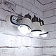 Lámpara Triple de pared retro italiana. Wall lights. Elena Zaychenko - Lenzay Ceramics. Ярмарка Мастеров.  Фото №4