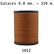 Нить для кожи плоская вощеная, полистер Galaces 012 толщина 0.8 mm, Нитки, Белгород,  Фото №1