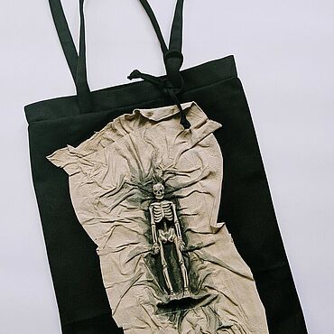 Сумки ручной работы. Ярмарка Мастеров - ручная работа Сумка-шоппер: «Skeleton». Handmade.