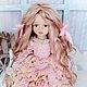 Christie.Sold.Textile collectible author's doll, Interior doll, Kupavna,  Фото №1