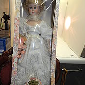 Винтаж handmade. Livemaster - original item Vintage: Porcelain doll Bride special edition Cotswold Mint in box. Handmade.