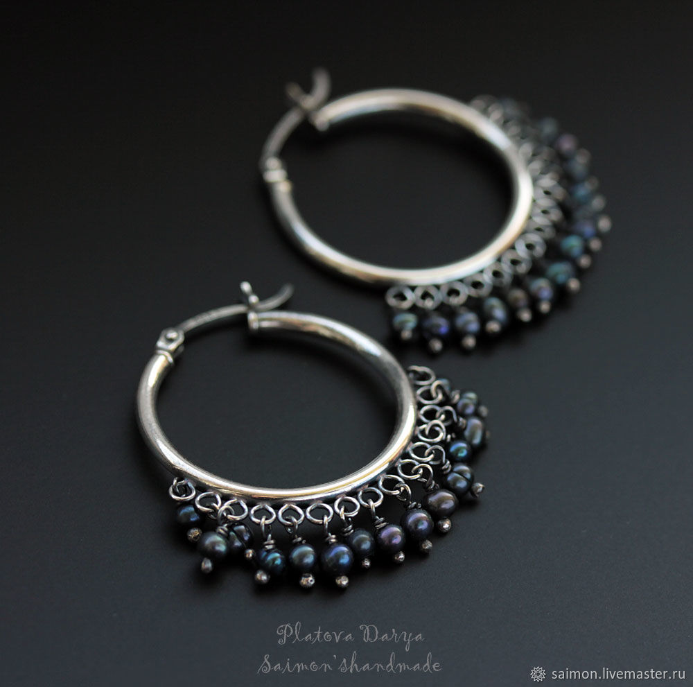 Серебро на тишинке black silver