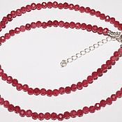 Украшения handmade. Livemaster - original item Choker beads made of natural rubies.. Handmade.