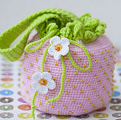 Работы для детей, handmade. Livemaster - original item Bags: Baby bag strawberry. Handmade.