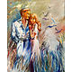 Painting a couple in love 'DATE. Love story', Pictures, Rostov-on-Don,  Фото №1