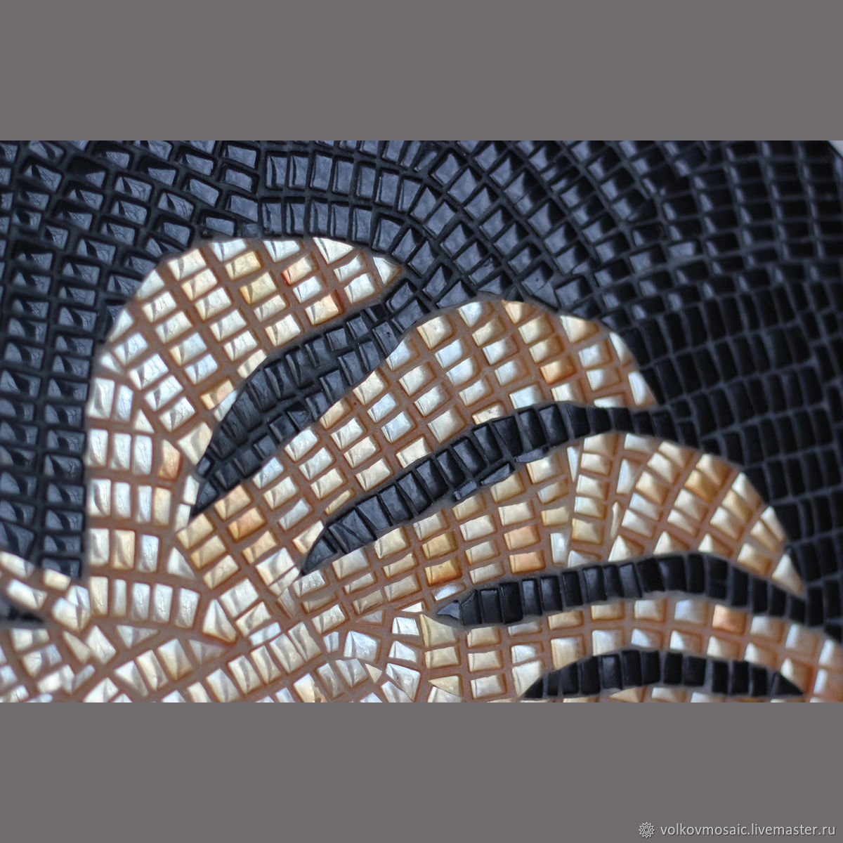 Мозаика из стекла Светлое золото в интернет-магазине Ярмарка Мастеров ...