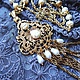 Necklace with pendant 'Juliet' (pearl, vintage, hematite). Necklace. Pani Kratova (panikratova). Online shopping on My Livemaster.  Фото №2