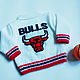 Knitted tracksuit 'Chicago Bulls'. Baby Clothing Sets. Yulia Reznitskaya. My Livemaster. Фото №4
