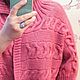  Кардиган вязаный женский тёплый рукава три четверти. Кардиганы. AccessoriesGold. Ярмарка Мастеров.  Фото №5