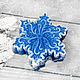 Handmade knitted snowflake soap gift souvenir New Year, Soap, Moscow,  Фото №1