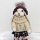 Toy Rabbit in a hat with a pompom. Stuffed Toys. wool gifts. Online shopping on My Livemaster.  Фото №2