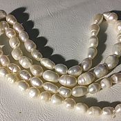 Винтаж: Многорядное ожерелье-26 рядов коралловый лосось