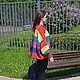 Knitted jumper: joyful stripe. Jumpers. vyazanaya6tu4ka. My Livemaster. Фото №5