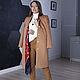 Order Women's woolen CAMEL coat. Slimming!. BRAGUTSA. Livemaster. . Coats Фото №3