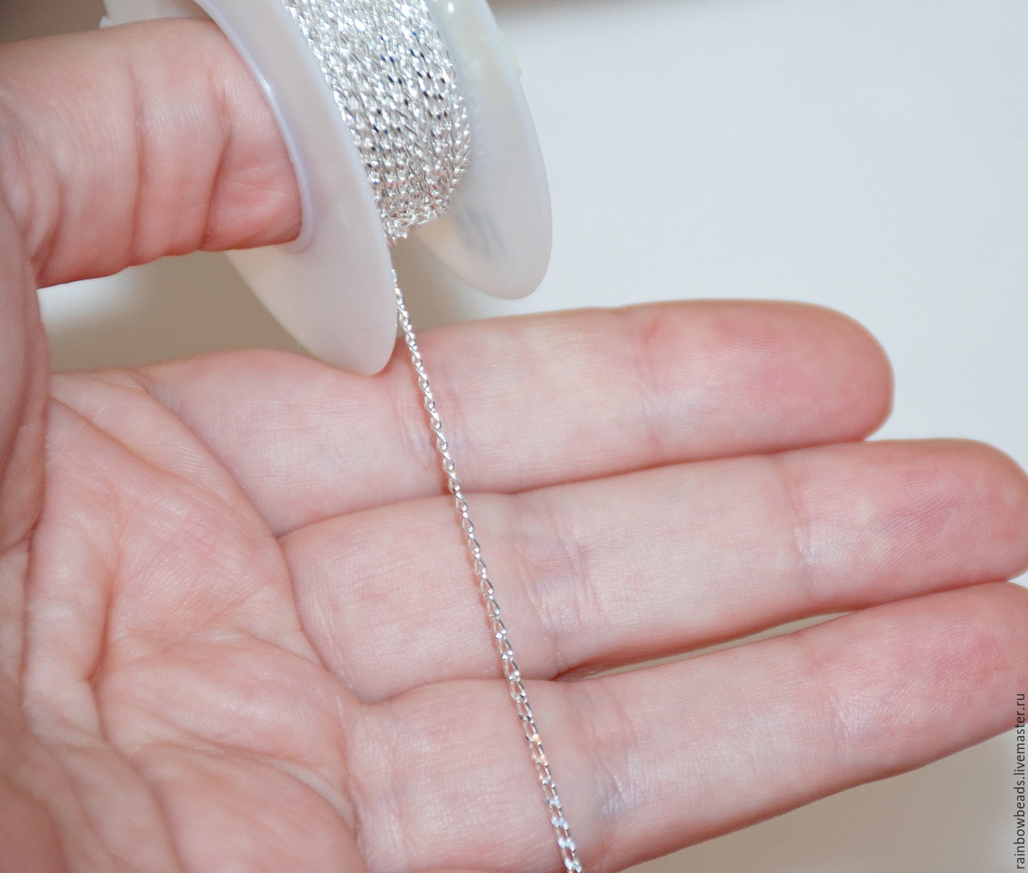 Серебряная цепь метражом. Серебро 925 Цена за см (081 – купить на ...
