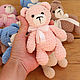 amigurumi to buy knit Teddy bear, soft bear, plush bear toy, knitted plush toys, knitted toys of plush yarn plush knit toy, photo, knitted soft IG
