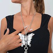 Украшения handmade. Livemaster - original item Silver-plated pendant necklace hryvnia 3 models. Handmade.