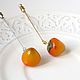 Brooch-needle ' Persimmon'. Stick pin. Country Cottage. My Livemaster. Фото №6