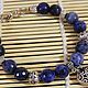 Order Bracelet natural Sodalite, silver. Amulet of Achieving the goal. Handwork of jewelry.. Livemaster. . Bead bracelet Фото №3