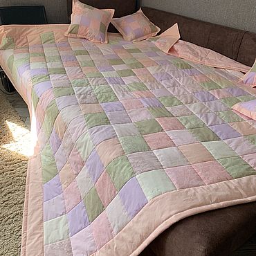 Текстиль ручной работы. Ярмарка Мастеров - ручная работа Лоскутное одеяло. Handmade.