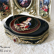 Для дома и интерьера handmade. Livemaster - original item Casket-jewelry box Dama con l`ermellino. Handmade.