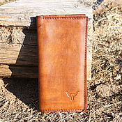 Сумки и аксессуары handmade. Livemaster - original item Men`s leather wallet 