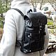  Women's Leather Backpack Black Gloria Mod. R13p-711. Backpacks. Natalia Kalinovskaya. Online shopping on My Livemaster.  Фото №2