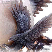 Для дома и интерьера handmade. Livemaster - original item The statue of Amethyst Geodes, agate - Two eagles fishing. Handmade.